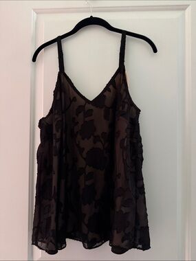 Torrid Black Lace Camisole Tank Top Plus Size